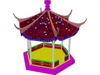 Pavilion 3D Model preview