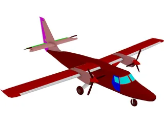 de Havilland Canada DHC-6 Twin Otter 3D Model preview