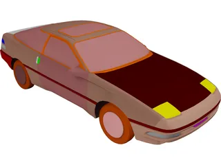 Ford Probe (1989) 3D Model preview