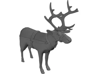 Reindeer 3D Model preview
