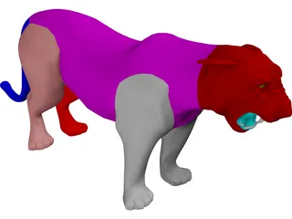 Panther 3D Model preview