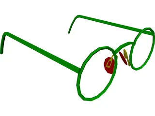 Eye Glasses 3D Model preview