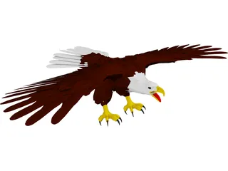 Eagle 3D Model preview