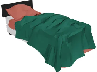 Bed 3D Model preview