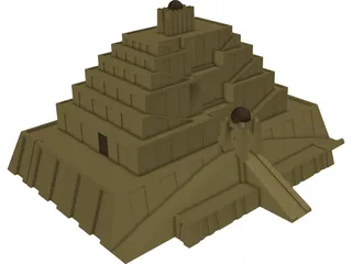 Temple 3D Model preview
