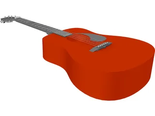 Guitar 3D Model preview