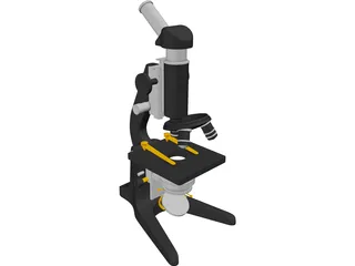 Microscope 3D Model preview