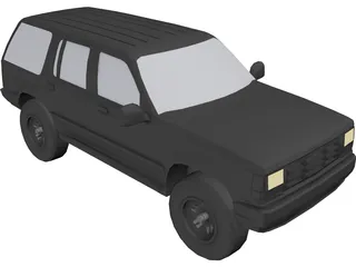 Ford Explorer (1993) 3D Model preview