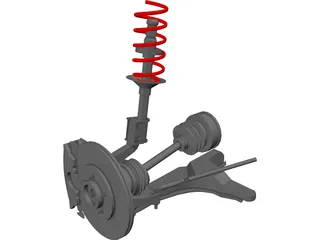 Suspension Front 3D Model preview