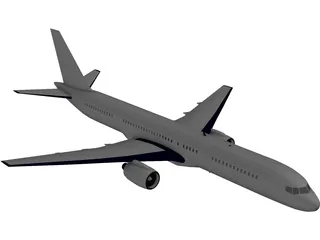 Boeing 757 3D Model preview