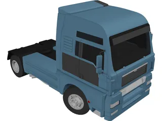 MAN TGA 3D Model preview