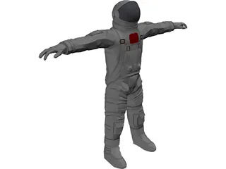 Astronaut 3D Model preview