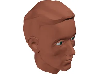 Face Muscles and Head 3D Model preview