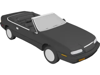 Chrysler Lebaron Convertible (1993) 3D Model preview