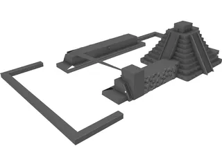 Chichen Itza 3D Model preview