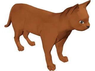 Cat 3D Model preview