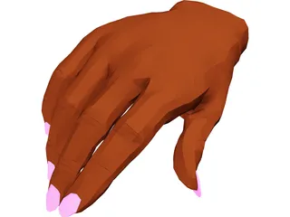 Hand Female 3D Model preview