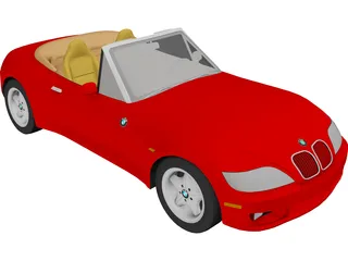 BMW Z3 (1997) 3D Model preview