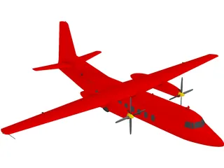 Fairchild Hiller FH-227 3D Model preview