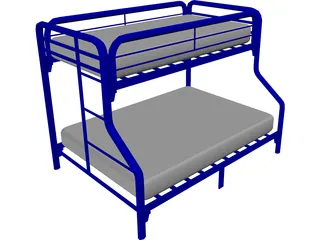 Bed Bunk 3D Model preview