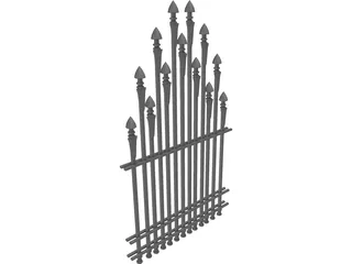 Gate 3D Model preview