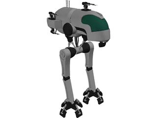 Robot Walker 3D Model preview