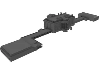 White House 3D Model preview