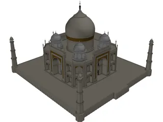 Taj Mahal 3D Model preview