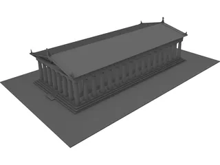 Parthenon 3D Model preview