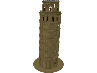 Tower Of Pisa 3D Model preview