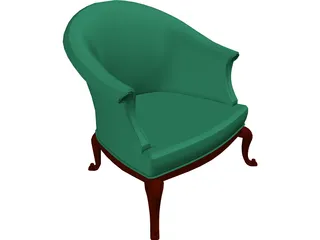 Chair Lounge 3D Model preview