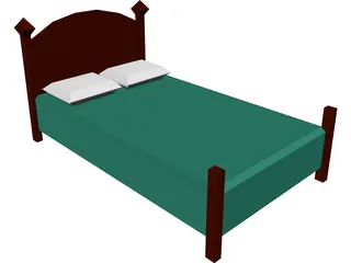 Bed 3D Model preview
