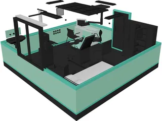 Gynecology Office 3D Model preview