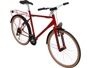 Bike Touring 3D Model preview