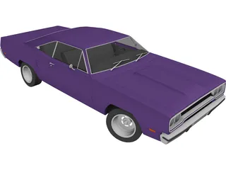 Plymouth Road Runner (1970) 3D Model preview