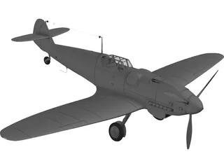 Messerschmitt 3D Model preview