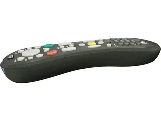 DirecTV Remote Control 3D Model preview