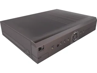 DirecTV Cable Box 3D Model preview