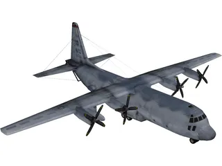 Lockheed EC-130H Compass Call 3D Model preview