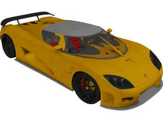Koenigsegg CCX 3D Model preview