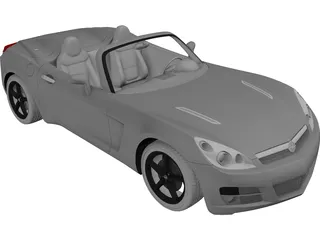 Opel GT (2007) 3D Model preview
