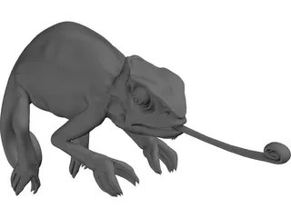Chameleon 3D Model preview