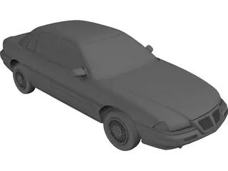 Pontiac Grand Am (1994) 3D Model preview