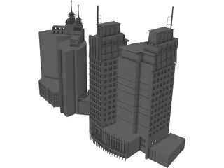 Building Office 3D Model preview