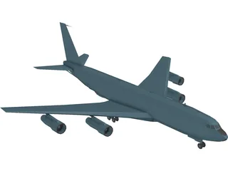 KC-135R Stratotanker 3D Model preview