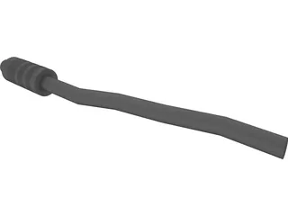 Street Car Exhaust 3D Model preview