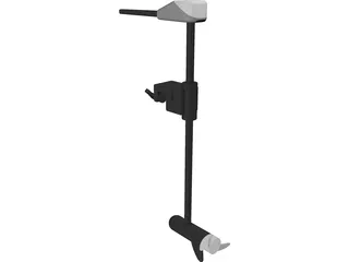 Electric Trolling Motor 3D Model preview