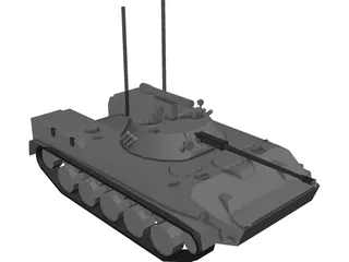 BMD-3 Airborne IFV 3D Model preview