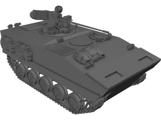 AMX-10P French IVF 3D Model preview