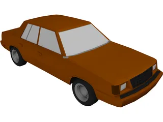 Plymouth Reliant (1985) 3D Model preview